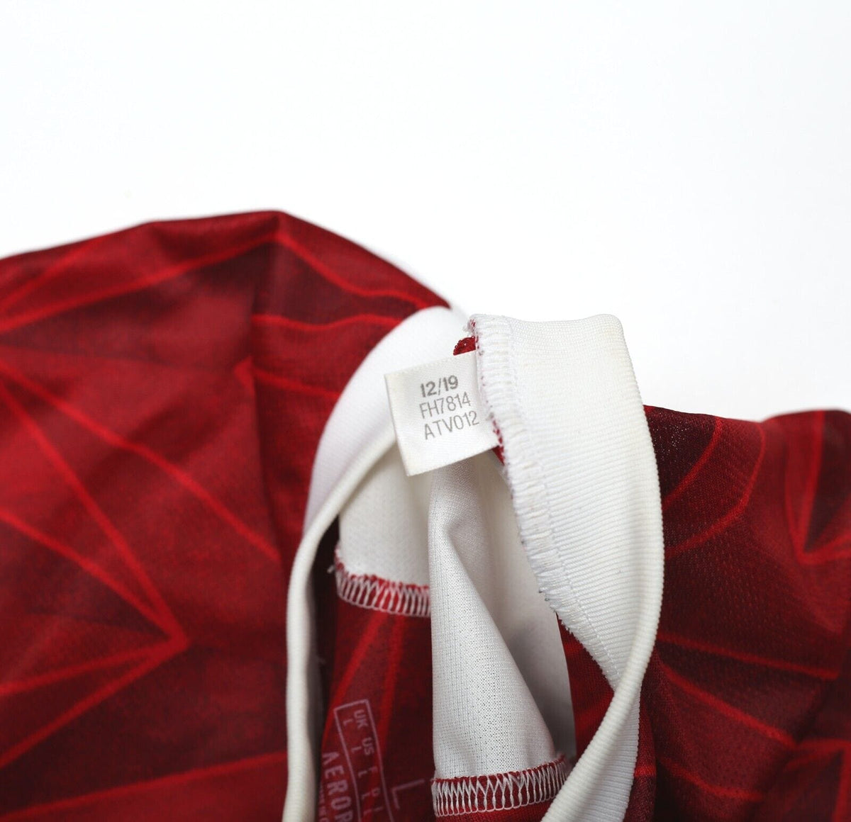 2020/21 MARTINELLI #35 Arsenal Vintage adidas Long Sleeve Home Football Shirt (L)