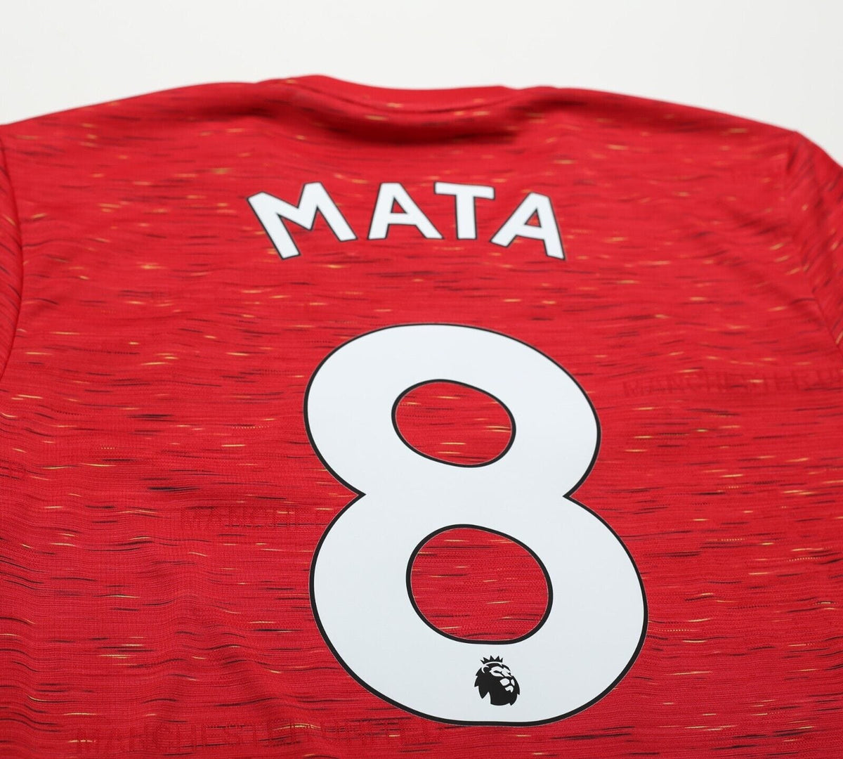 2020/21 MATA #8 Manchester United Vintage adidas Home Football Shirt (M/L)