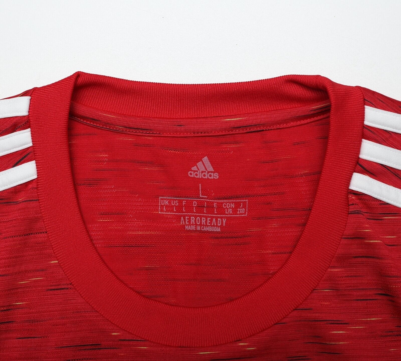 2020/21 MATA #8 Manchester United Vintage adidas Home Football Shirt (M/L)