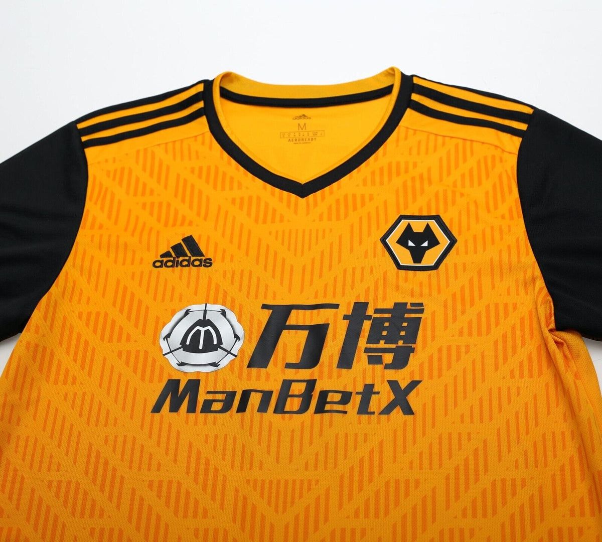 2020/21 NEVES #8 Wolverhampton Wanderers adidas Home Football Shirt (M) Wolves