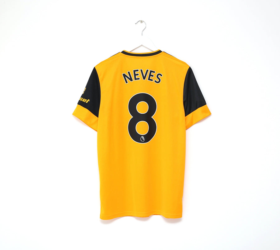 2020/21 NEVES #8 Wolverhampton Wanderers adidas Home Football Shirt (M) Wolves