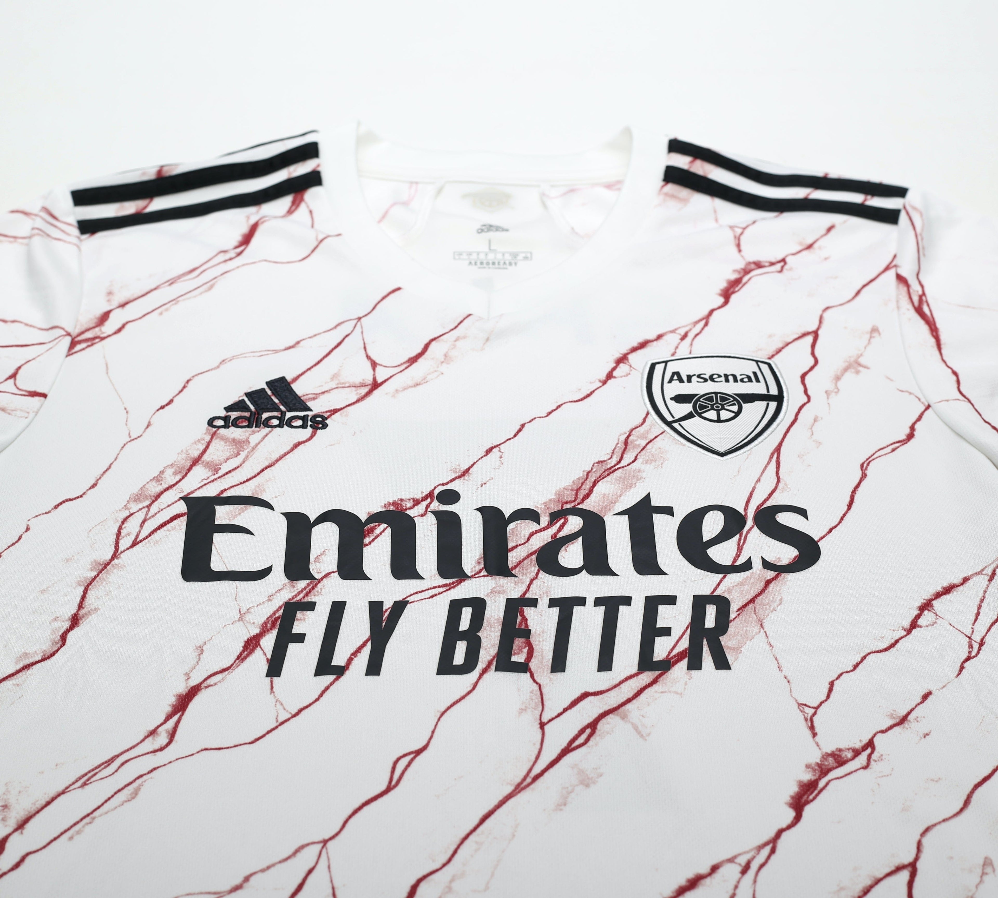2020/21 SAKA #7 Arsenal Adidas Away Football Shirt (L)