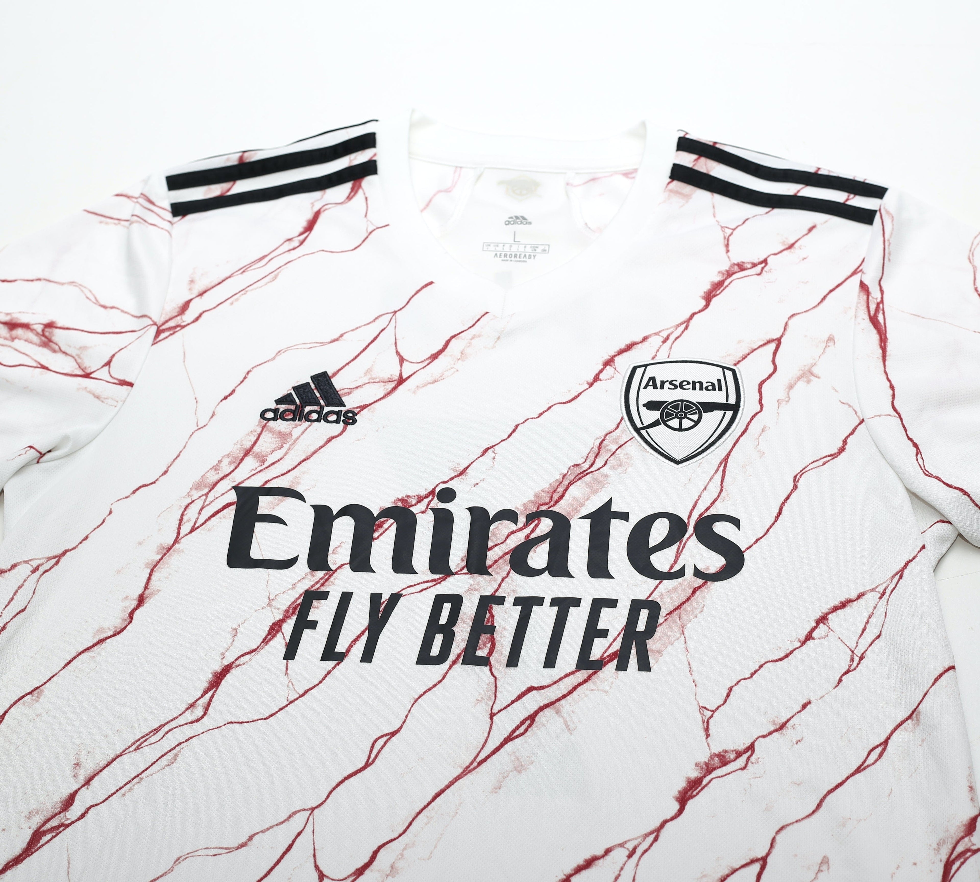 2020/21 SAKA #7 Arsenal Adidas Away Football Shirt (L)