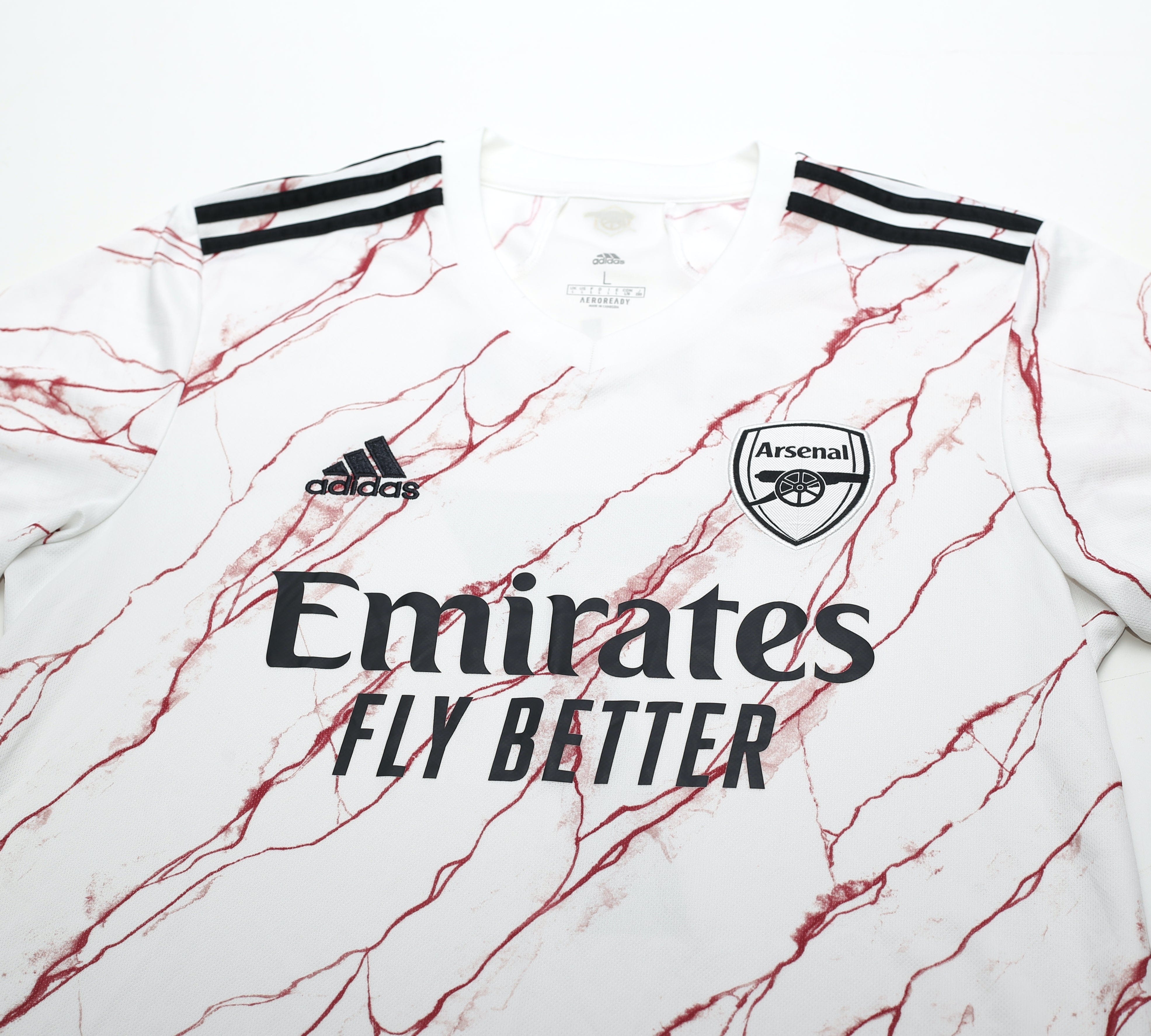 2020/21 SAKA #7 Arsenal Adidas Away Football Shirt (L)