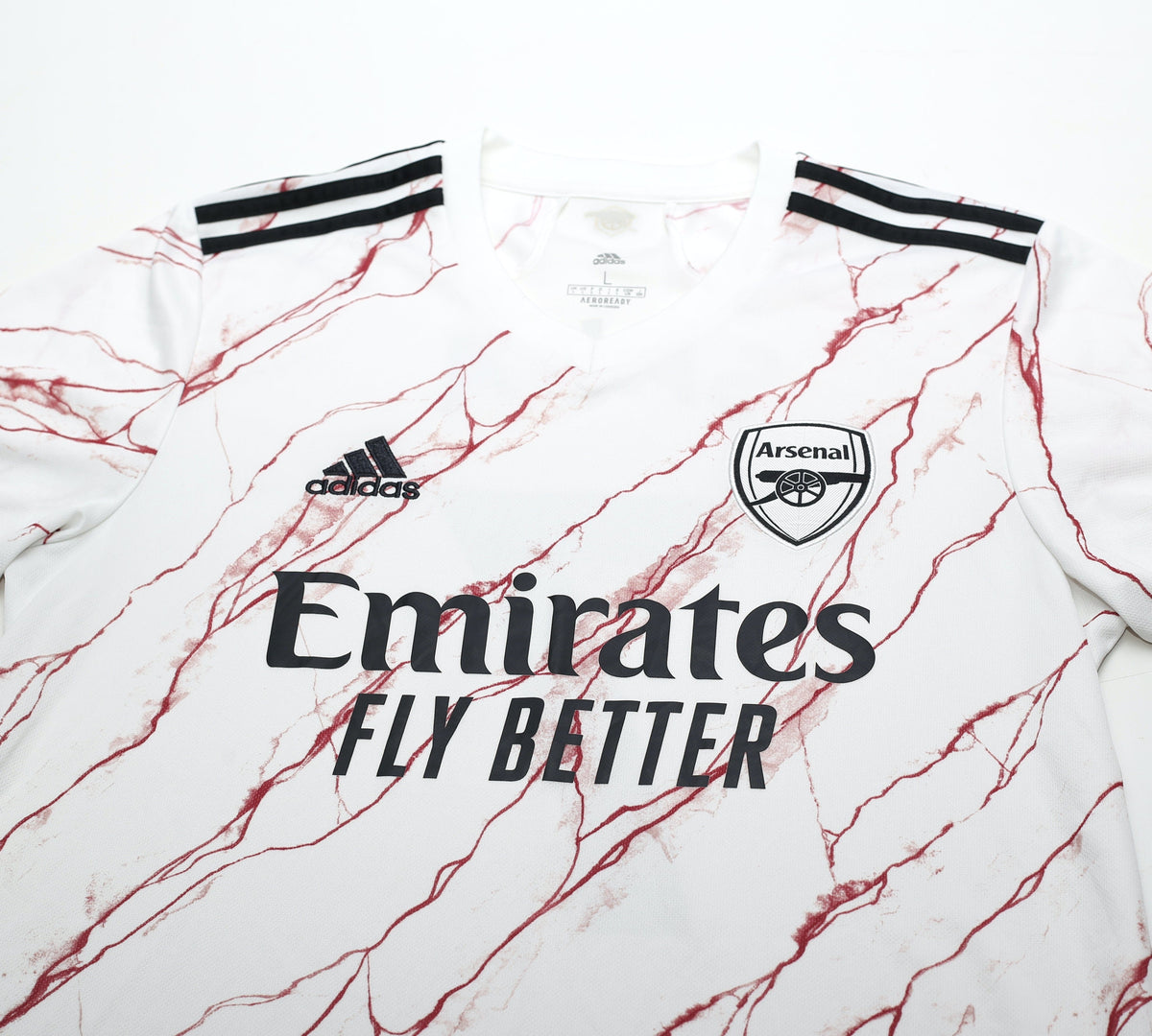 2020/21 SAKA #7 Arsenal Adidas Away Football Shirt (L)