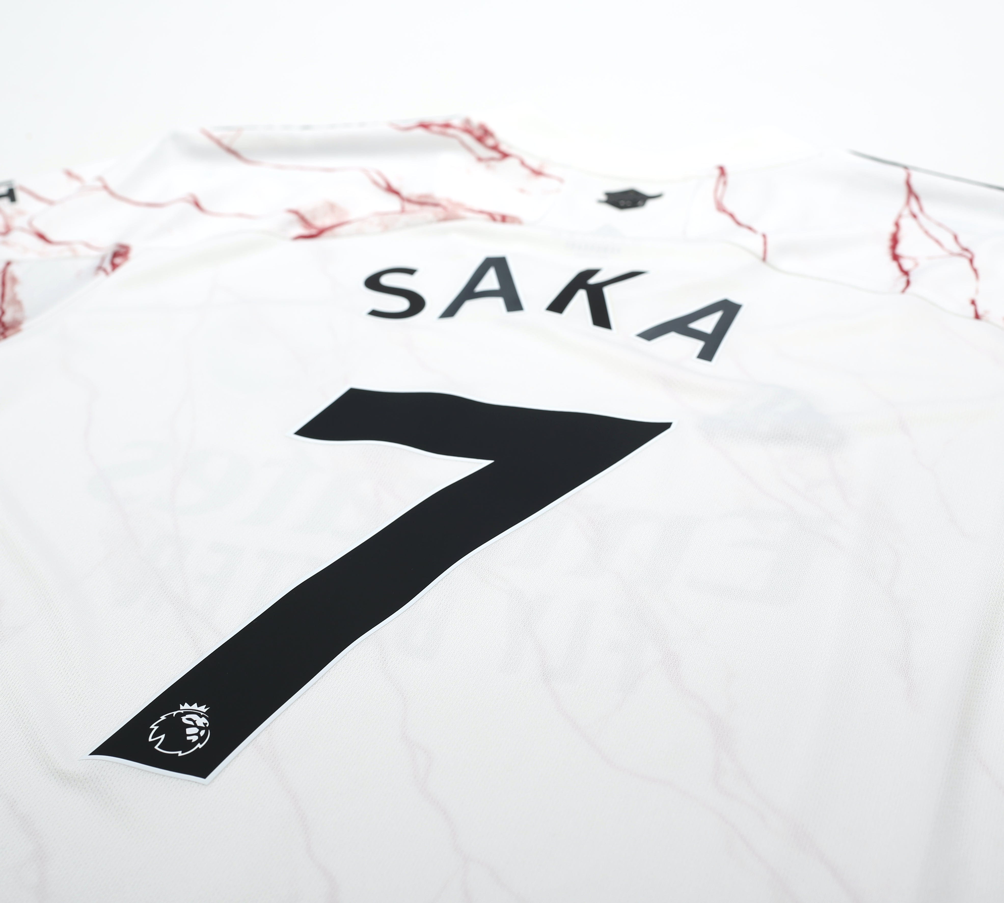 2020/21 SAKA #7 Arsenal Adidas Away Football Shirt (L)
