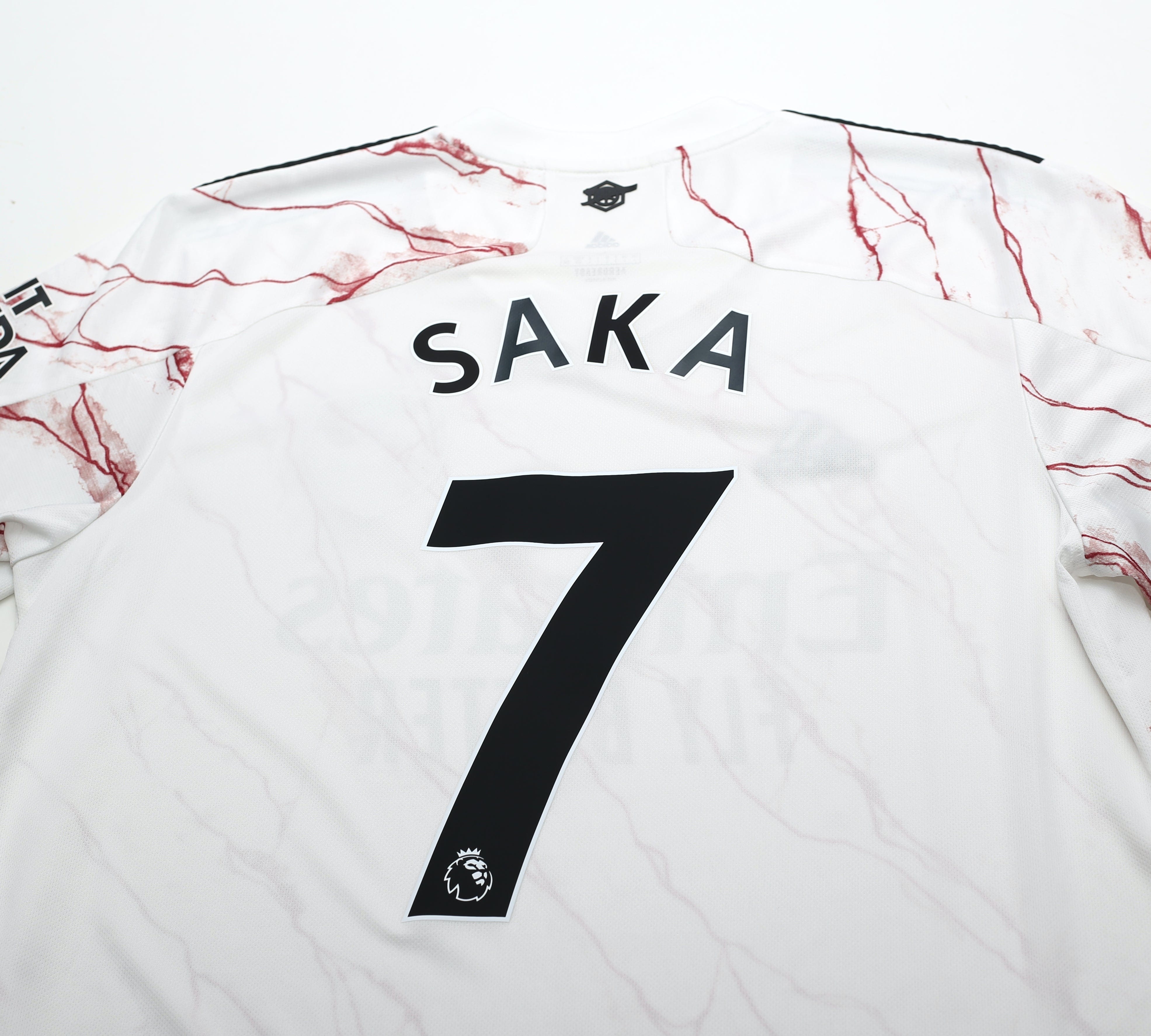 2020/21 SAKA #7 Arsenal Adidas Away Football Shirt (L)