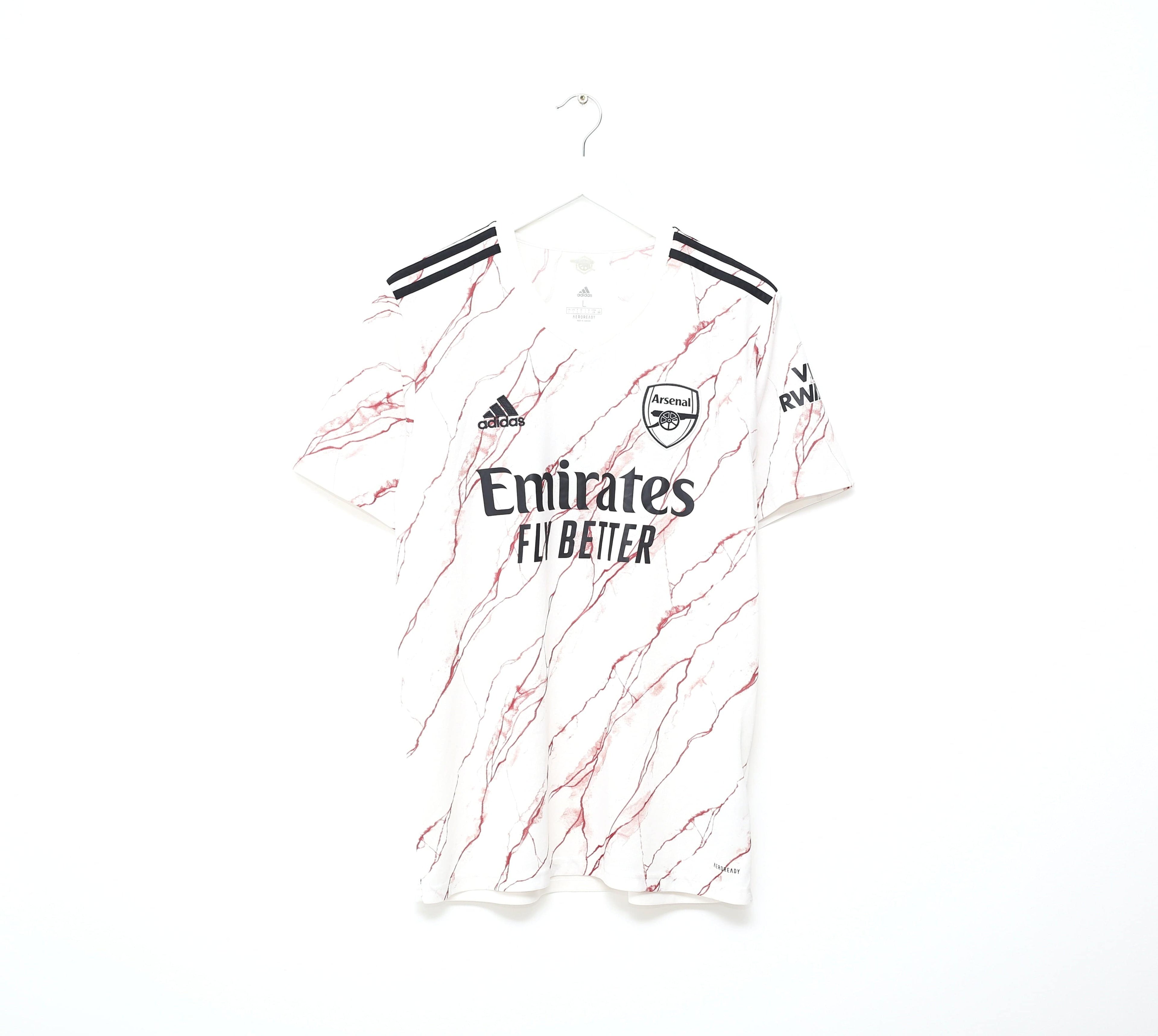 2020/21 SAKA #7 Arsenal Adidas Away Football Shirt (L)