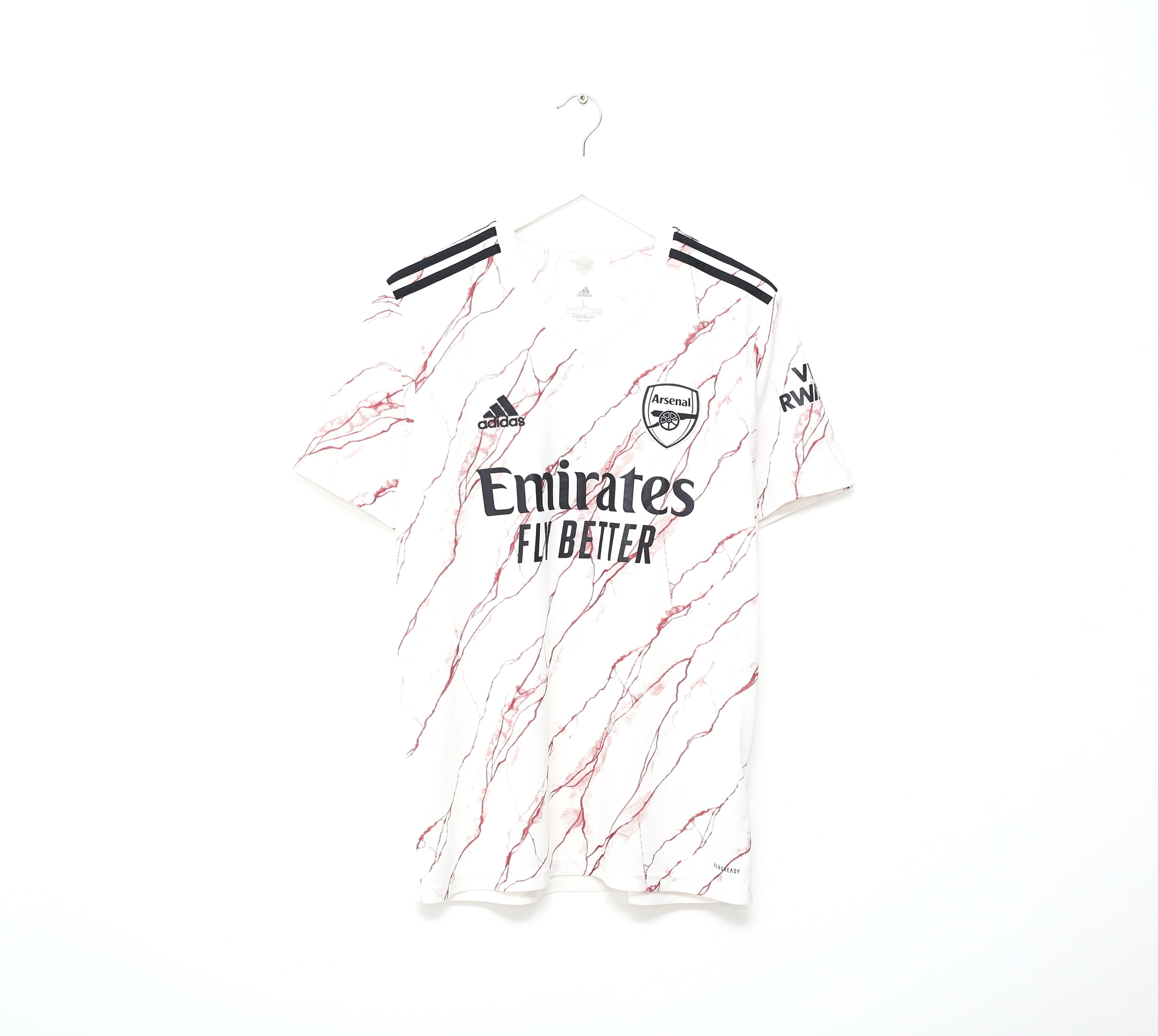 2020/21 SAKA #7 Arsenal Adidas Away Football Shirt (L)