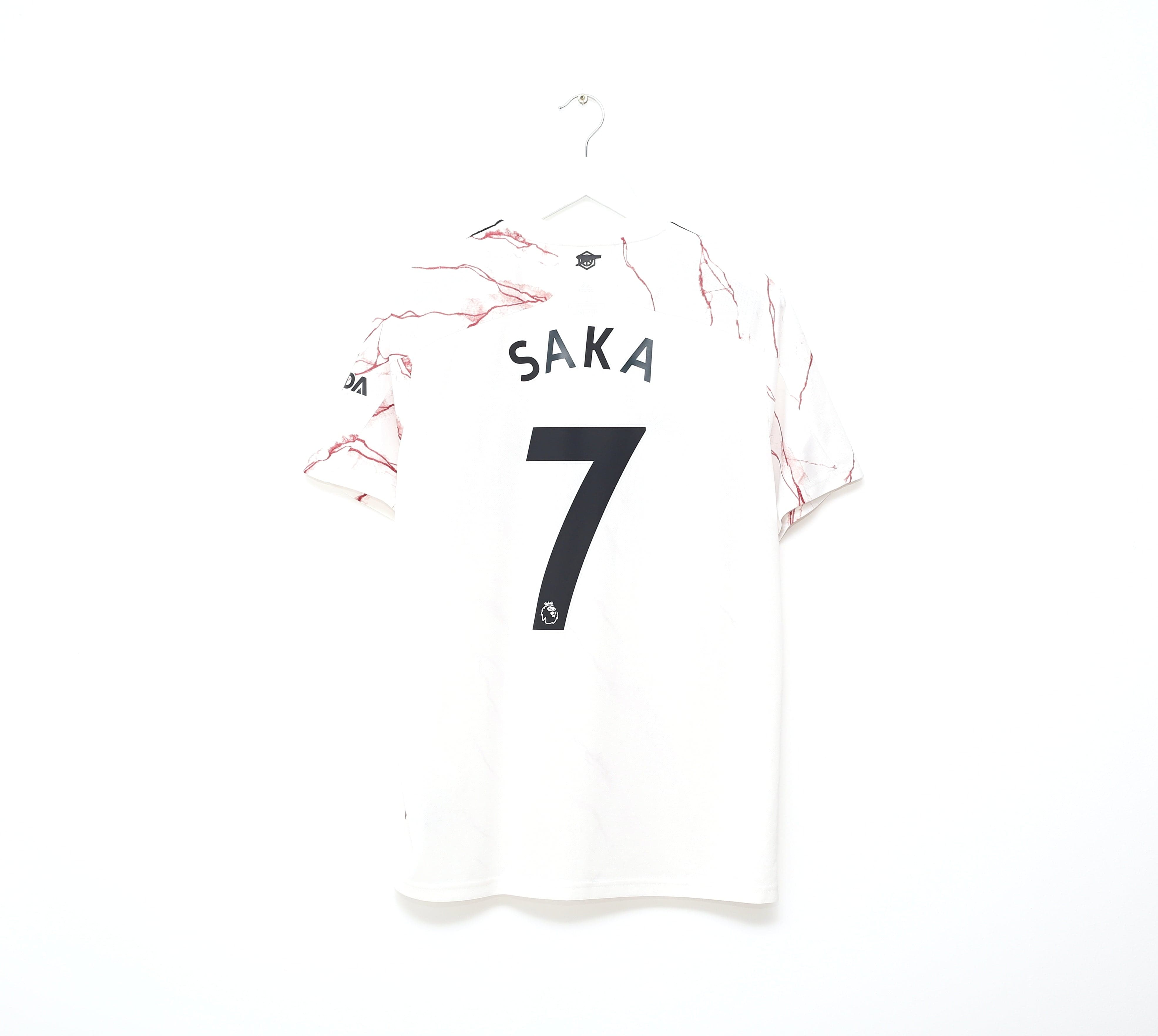 2020/21 SAKA #7 Arsenal Adidas Away Football Shirt (L)
