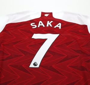 2020/21 SAKA #7 Arsenal adidas Home Football Shirt (XL)
