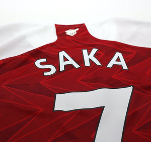 2020/21 SAKA #7 Arsenal adidas Home Football Shirt (XL)