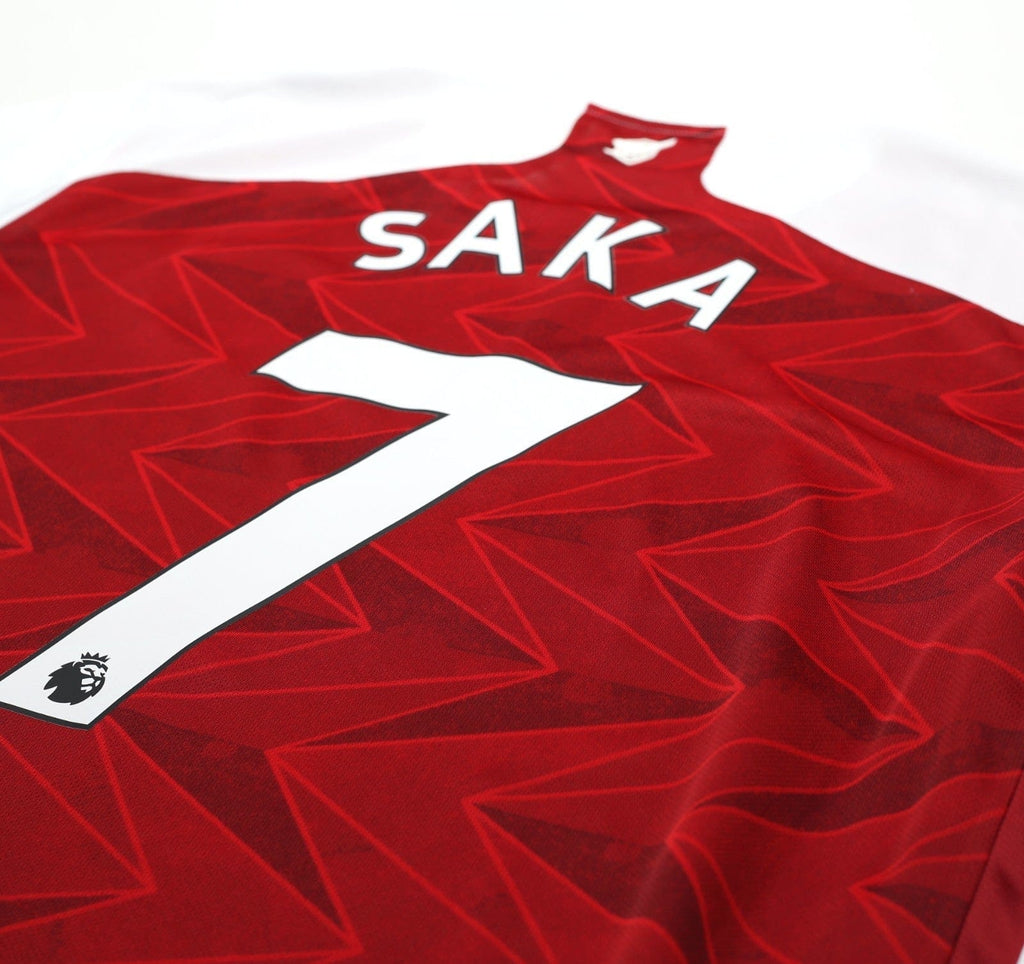 2020/21 SAKA #7 Arsenal adidas Home Football Shirt (XL)