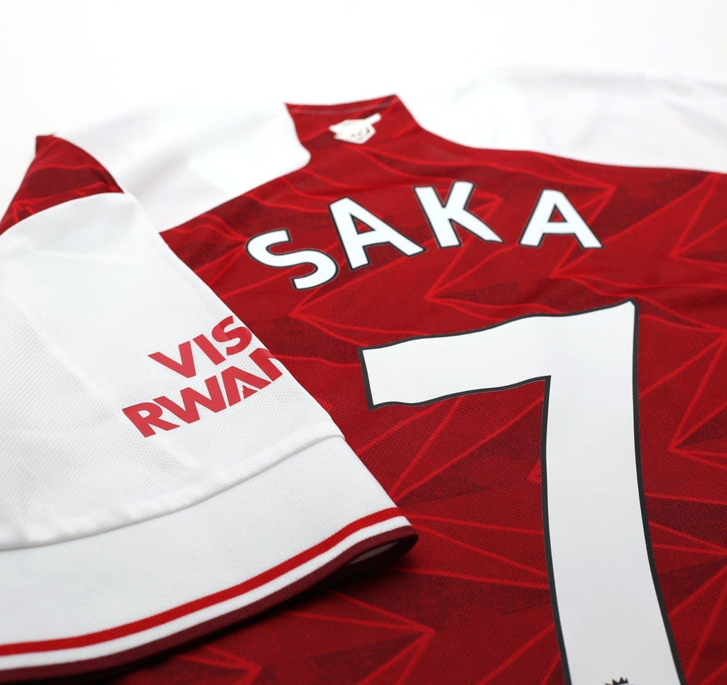 2020/21 SAKA #7 Arsenal adidas Home Football Shirt (XL)