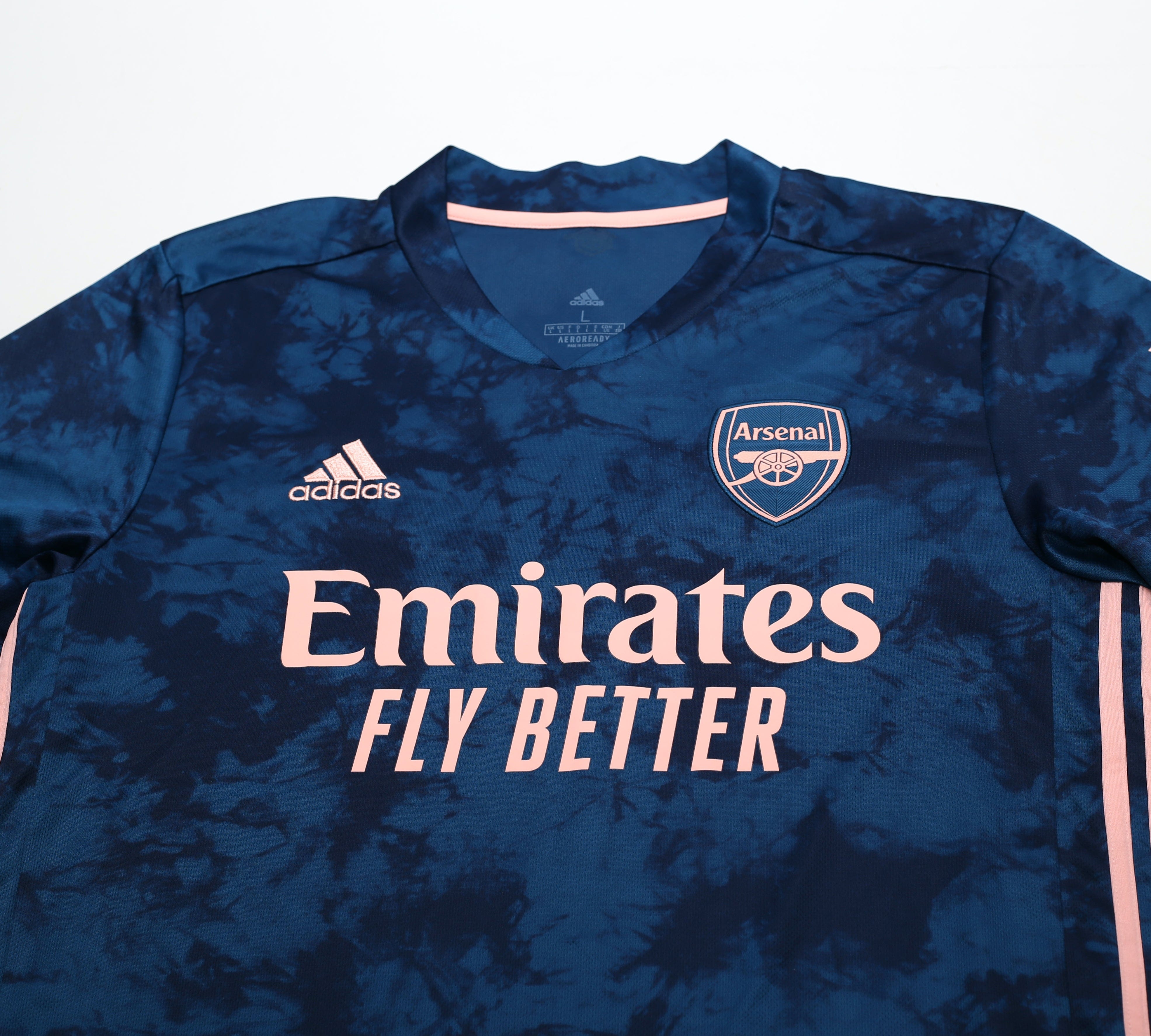 2020/21 SAKA #7 Arsenal Adidas Third Football Shirt | Size L