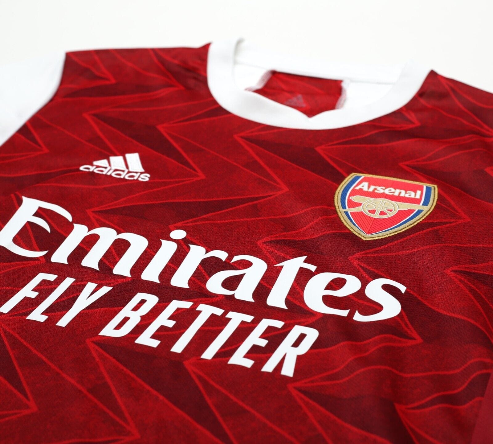 2020/21 SALIBA #4 Arsenal Vintage adidas Home Football Shirt (M)