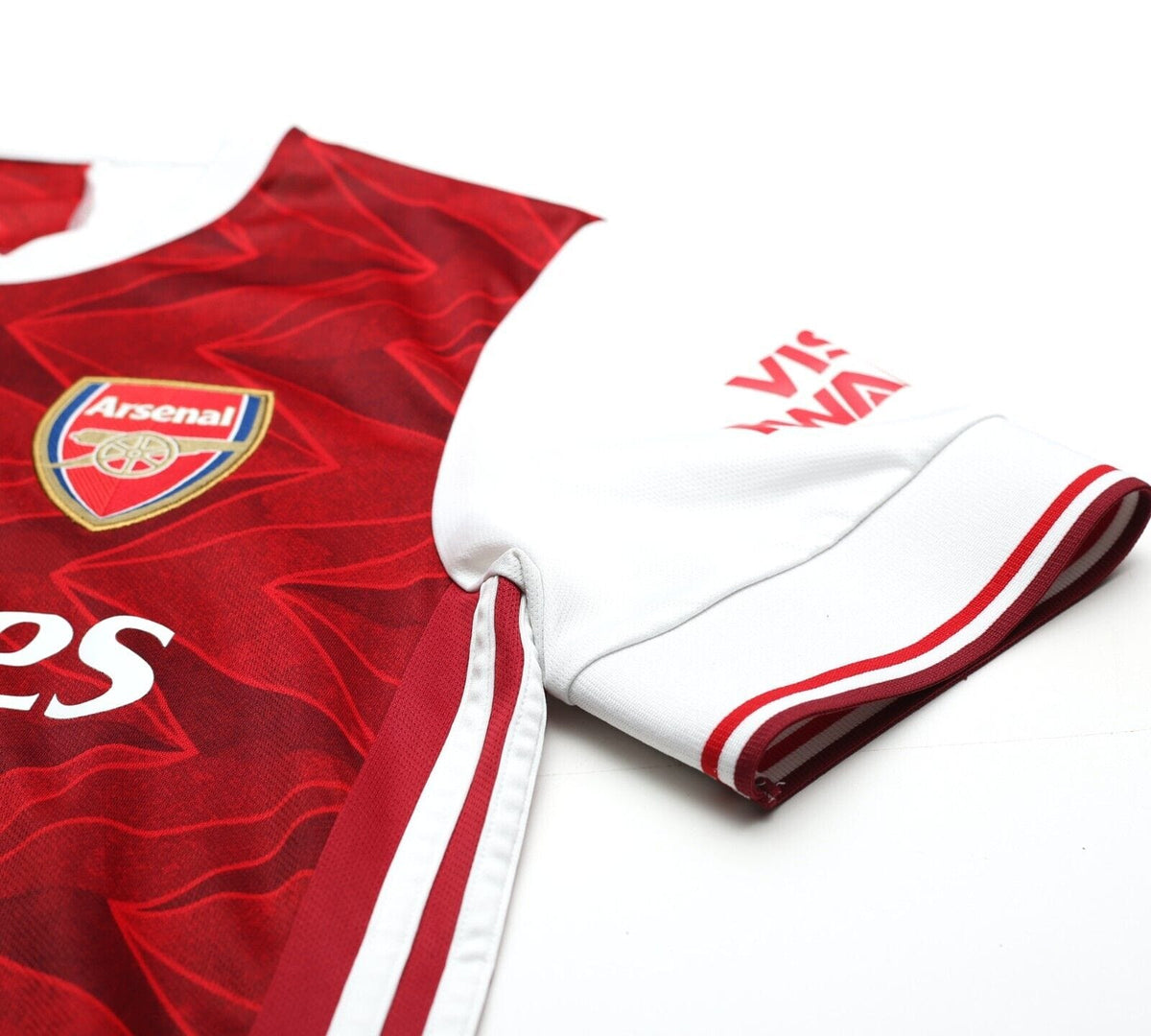 2020/21 SALIBA #4 Arsenal Vintage adidas Home Football Shirt (M)