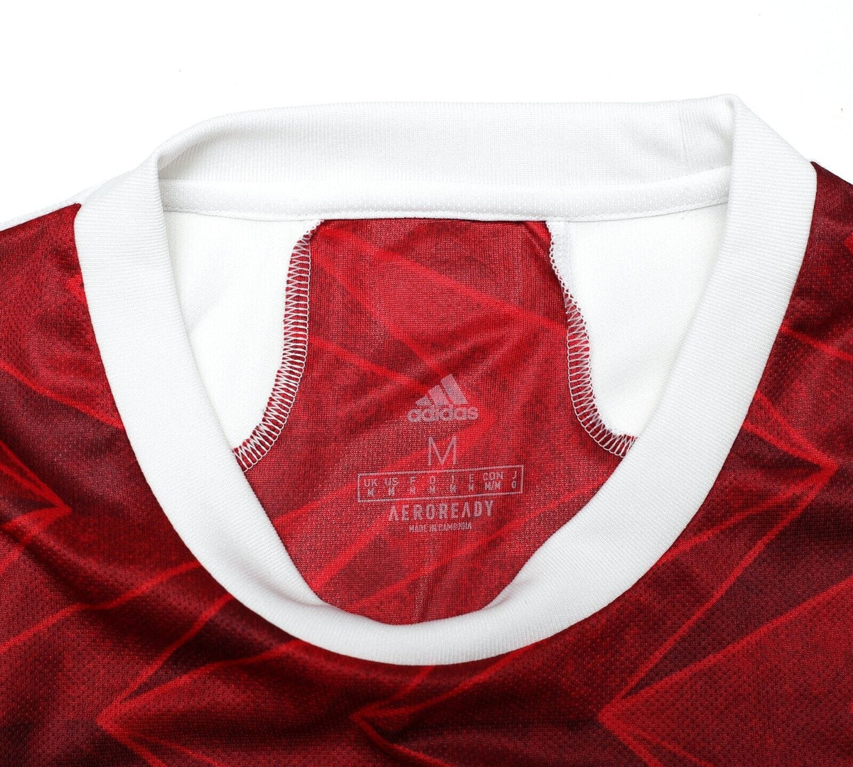 2020/21 SALIBA #4 Arsenal Vintage adidas Home Football Shirt (M)