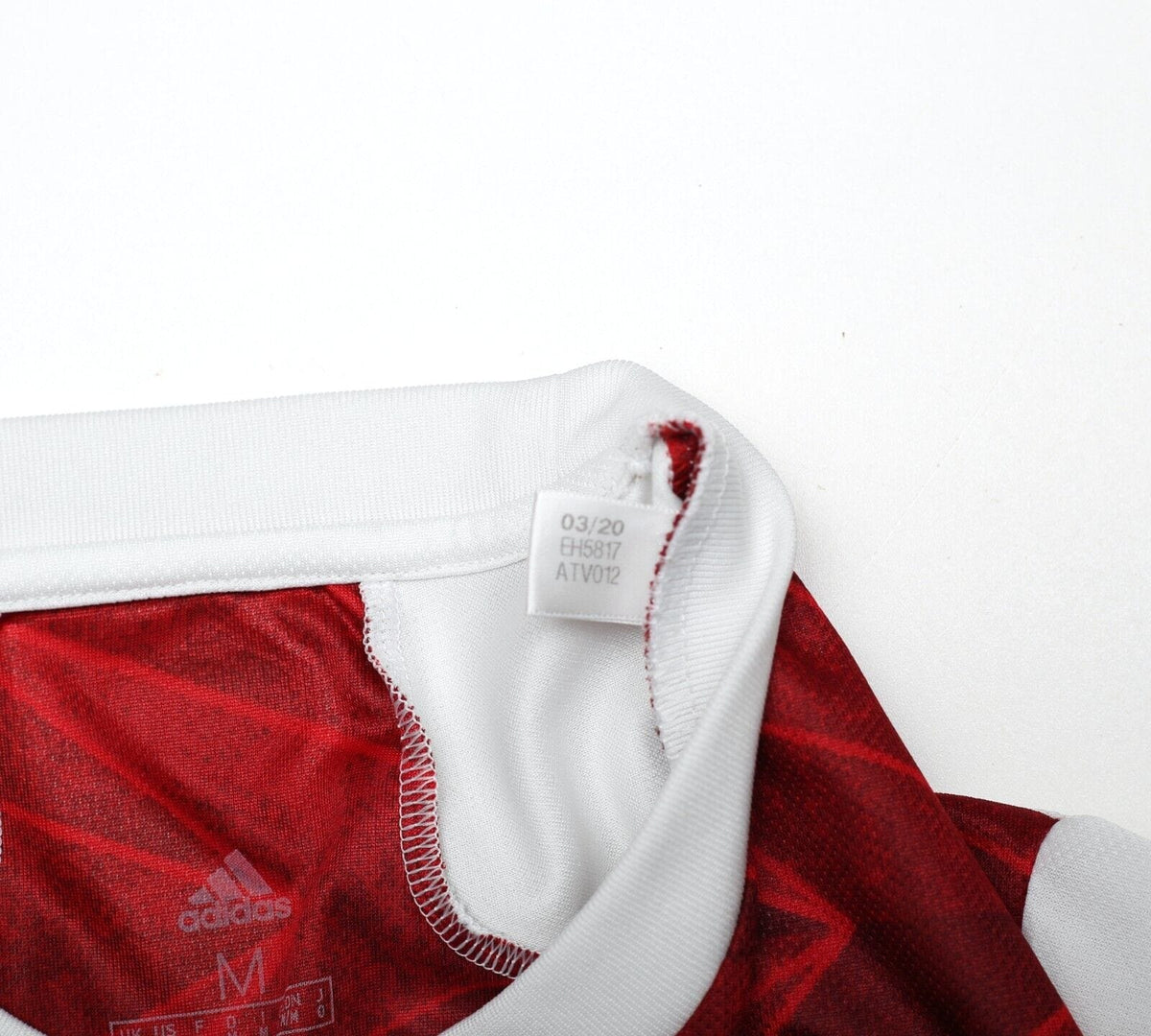 2020/21 SALIBA #4 Arsenal Vintage adidas Home Football Shirt (M)