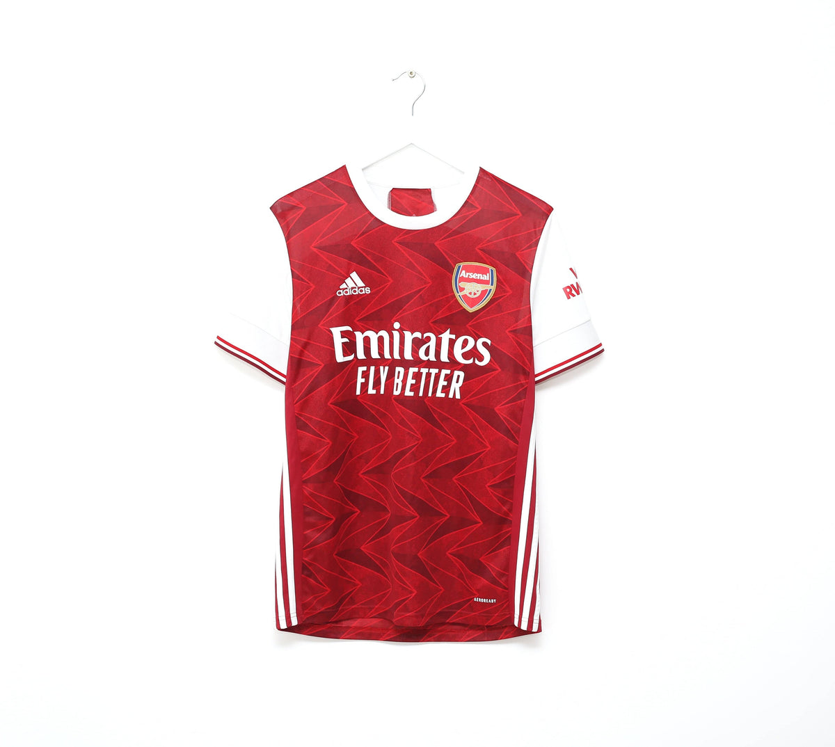 2020/21 SALIBA #4 Arsenal Vintage adidas Home Football Shirt (M)