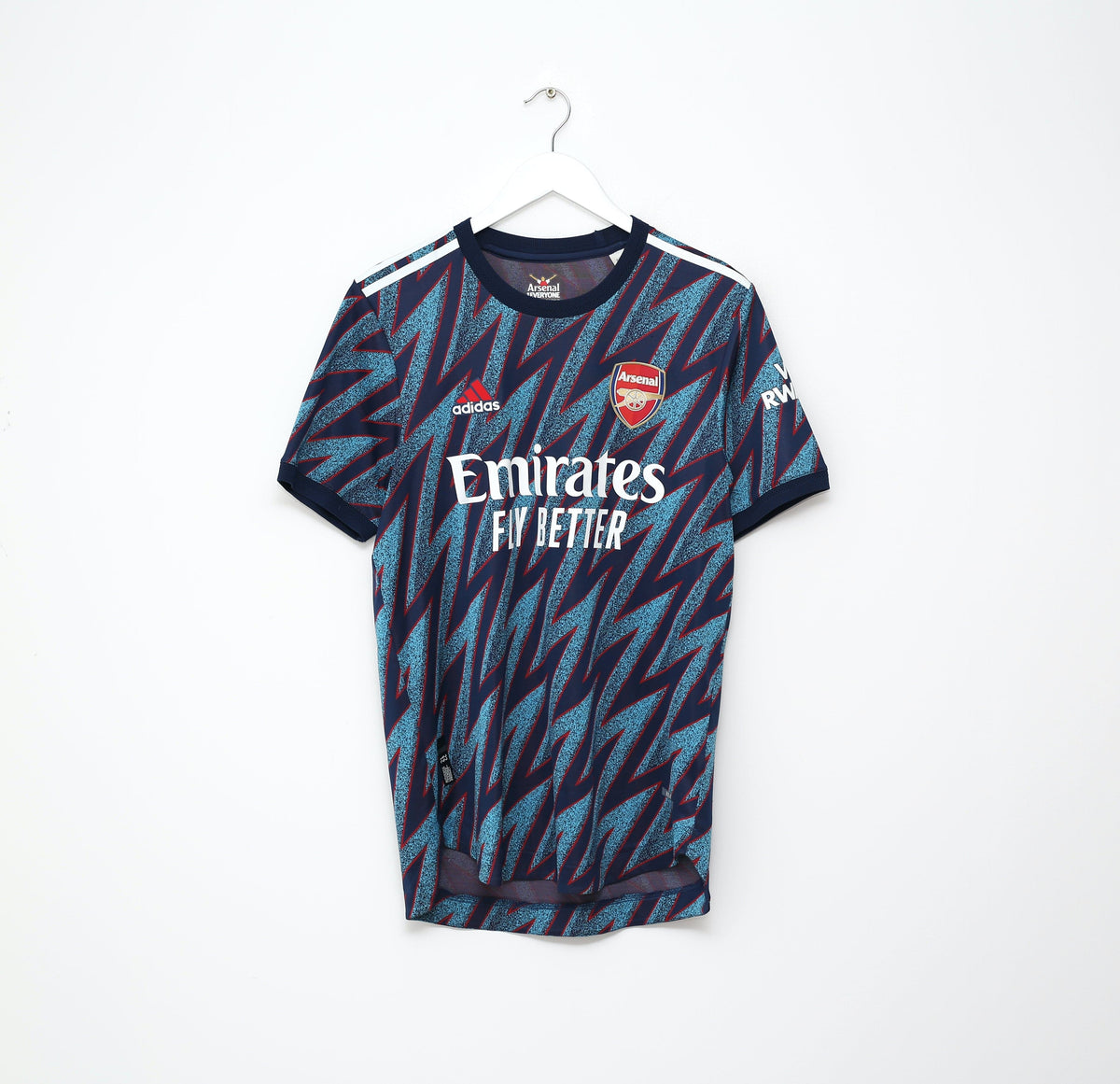 2021/22 ARSENAL Adidas Authentic Player Issue Spec Third Football Shirt (M)
