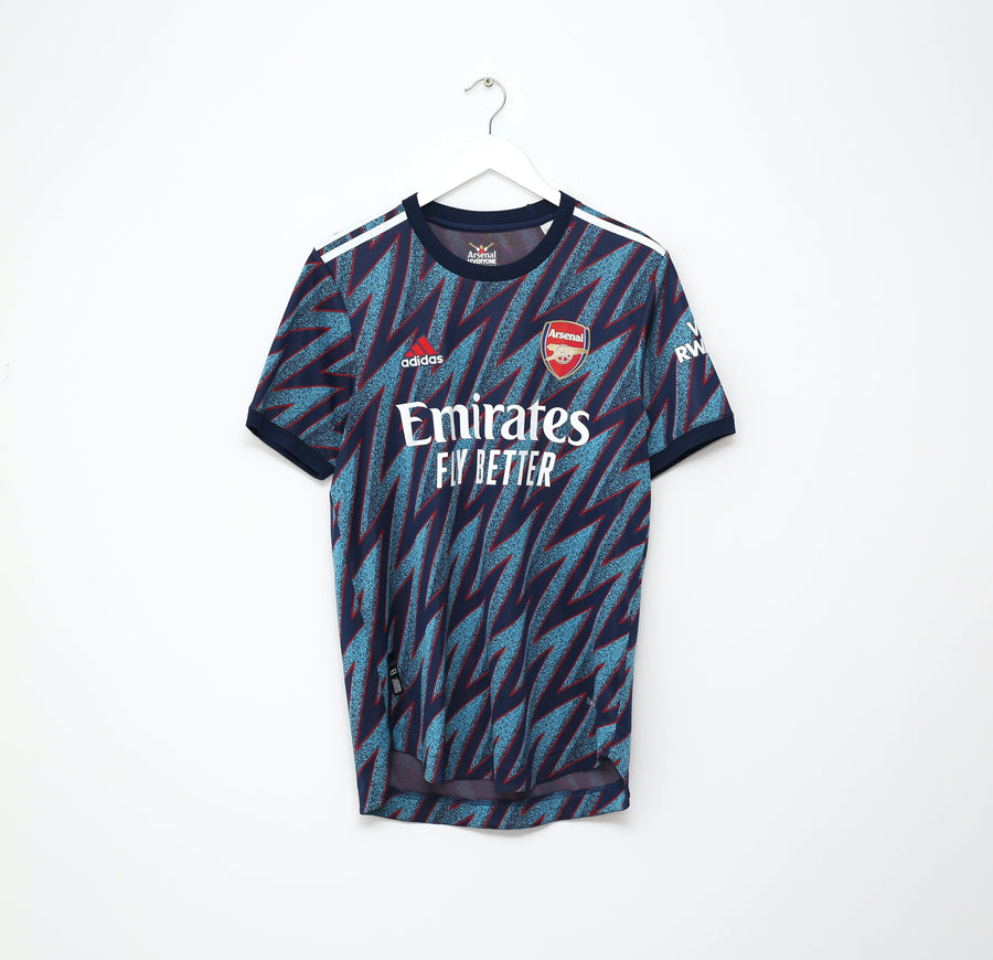 2021/22 ARSENAL Adidas Authentic Player Issue Spec Third Football Shirt (M)