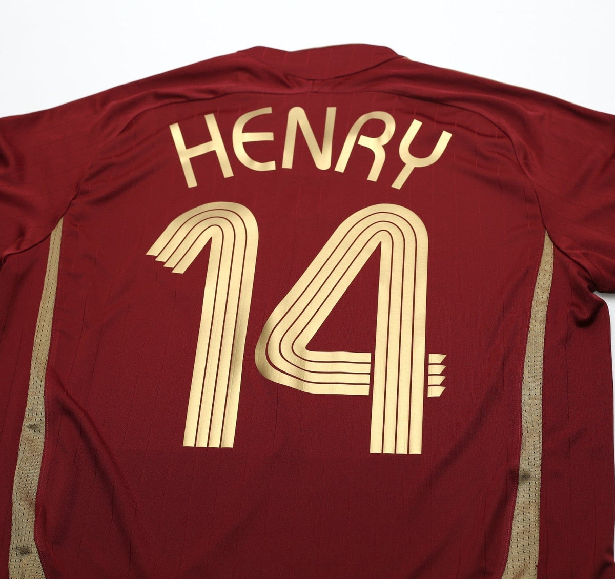 2021/22 HENRY #14 Arsenal adidas Teamgeist Football Shirt (M)