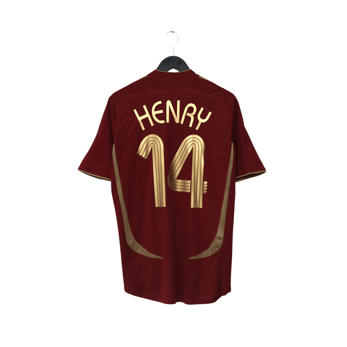 2021/22 Henry #14 Arsenal adidas Teamgeist Football Shirt (M)