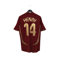 2021/22 Henry #14 Arsenal adidas Teamgeist Football Shirt (M)