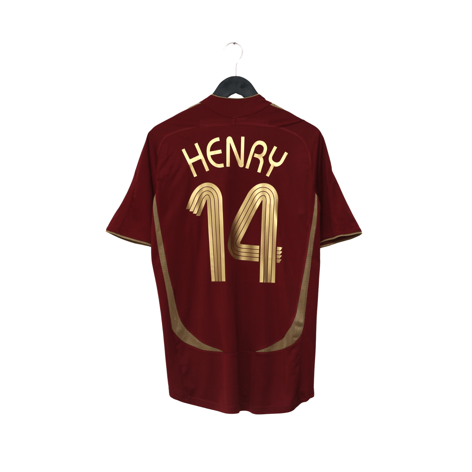 2021/22 Henry #14 Arsenal adidas Teamgeist Football Shirt (M)