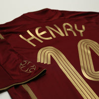 2021/22 Henry #14 Arsenal adidas Teamgeist Football Shirt (M)