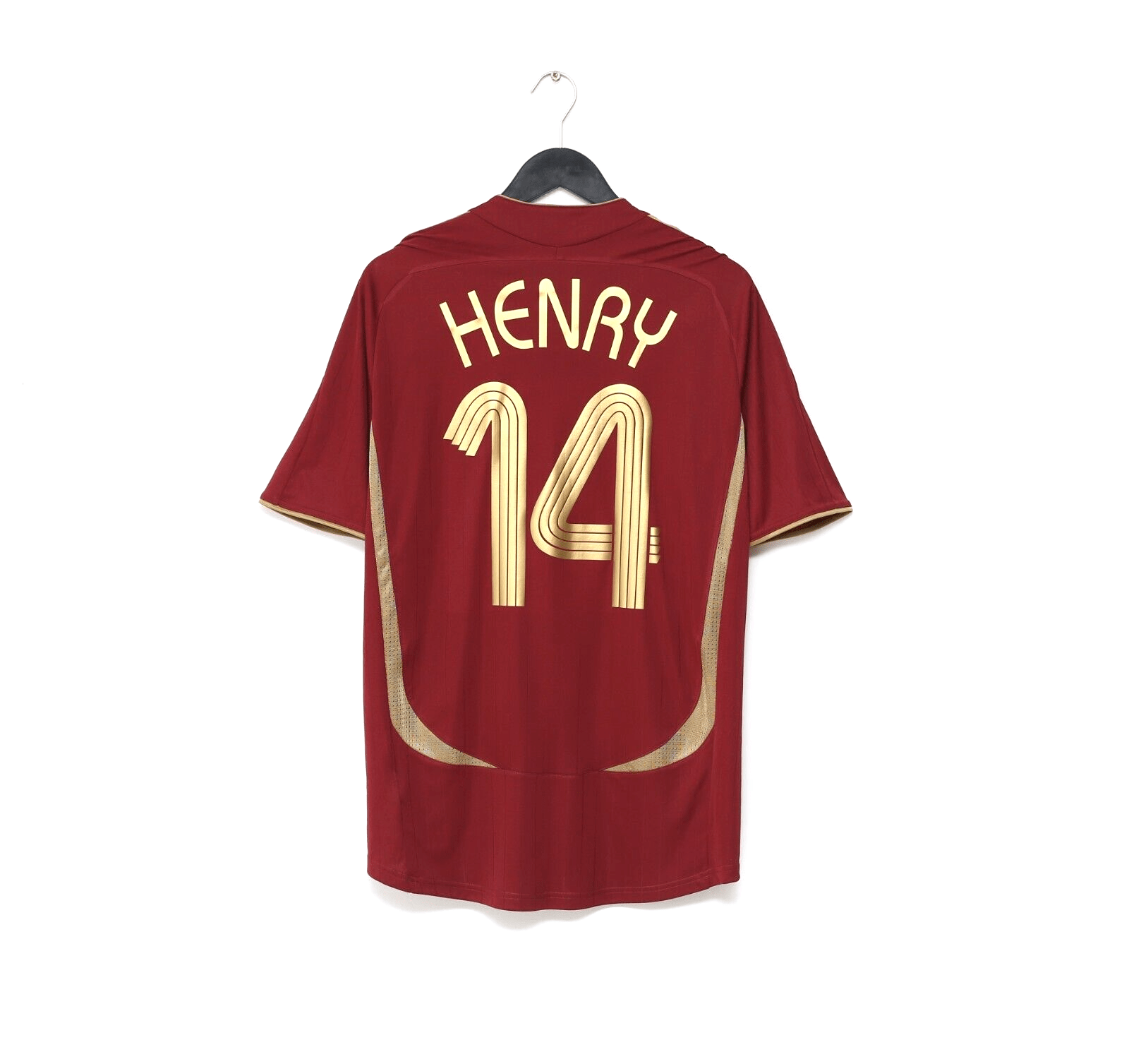 2021/22 HENRY #14 Arsenal adidas Teamgeist Football Shirt (M)