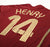 2021/22 HENRY #14 Arsenal adidas Teamgeist Football Shirt (M)