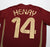 2021/22 HENRY #14 Arsenal adidas Teamgeist Football Shirt (S)