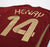 2021/22 HENRY #14 Arsenal adidas Teamgeist Football Shirt (S)