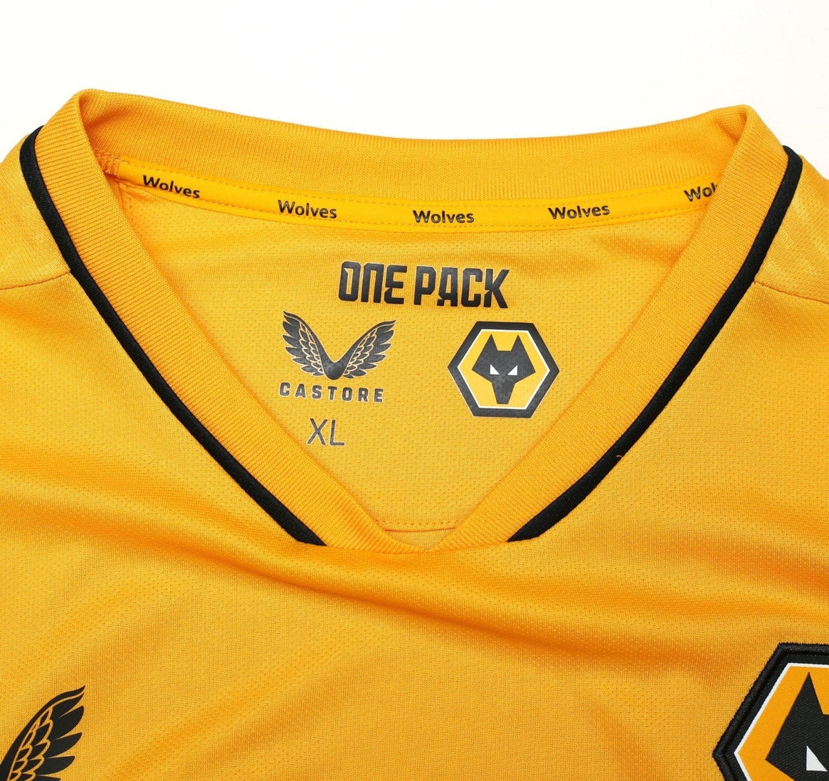 2021/22 NETO #7 Wolverhampton Wanderers Castore Home Football Shirt (XL) Wolves