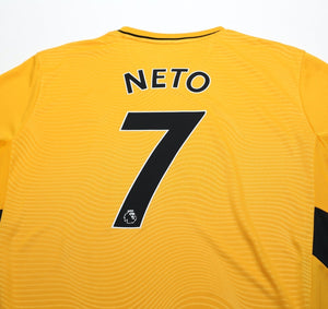 2021/22 NETO #7 Wolverhampton Wanderers Castore Home Football Shirt (XL) Wolves