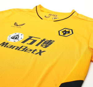 2021/22 NETO #7 Wolverhampton Wanderers Castore Home Football Shirt (XL) Wolves