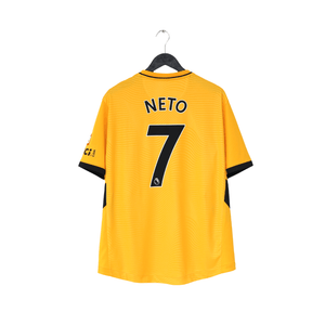 2021/22 NETO #7 Wolverhampton Wanderers Castore Home Football Shirt (XL) Wolves