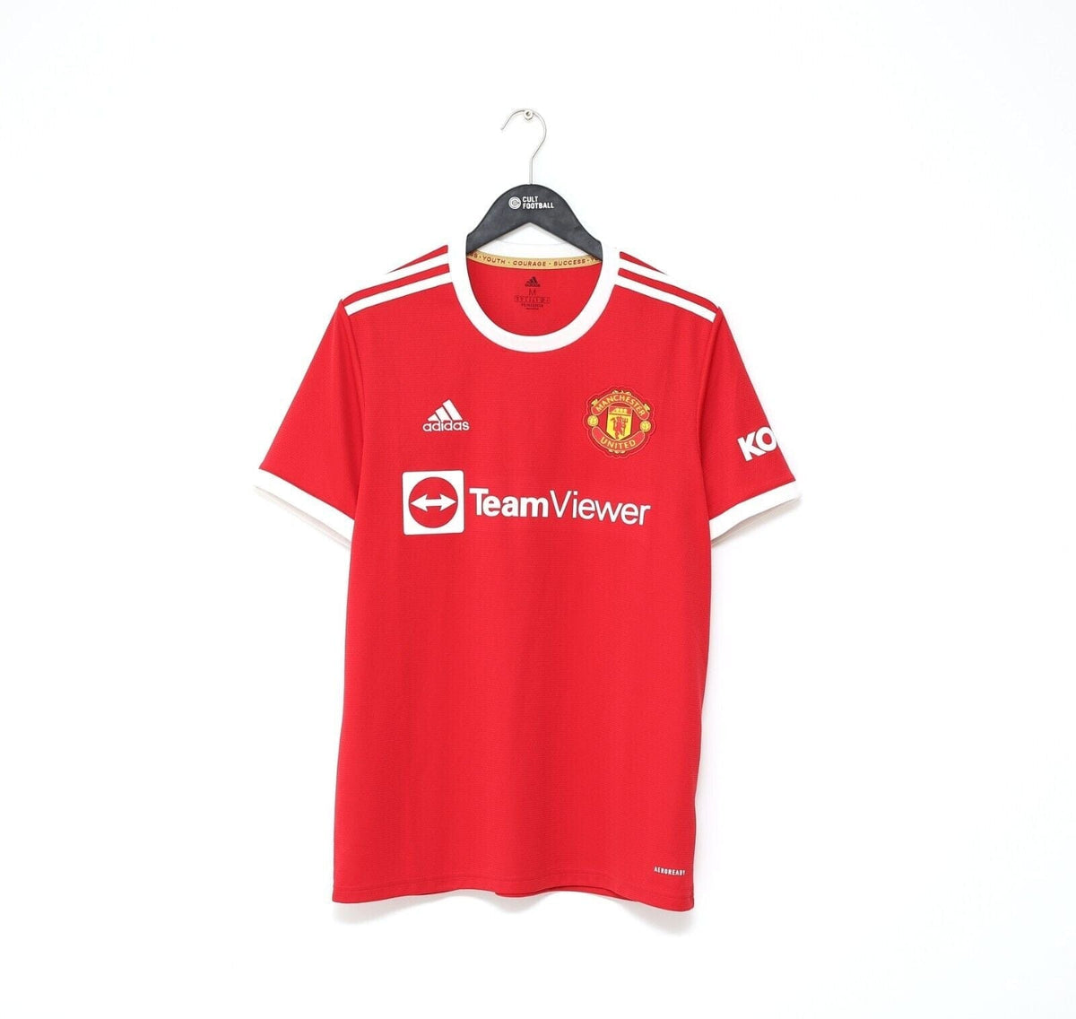 2021/22 RASHFORD #10 Manchester United Vintage adidas Home Football Shirt (M)