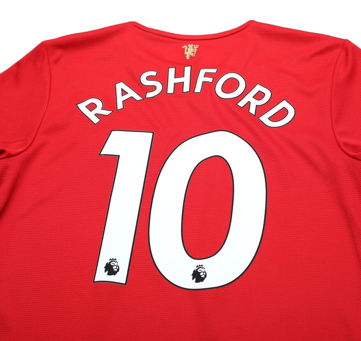 2021/22 RASHFORD #10 Manchester United Vintage adidas Home Football Shirt (M)
