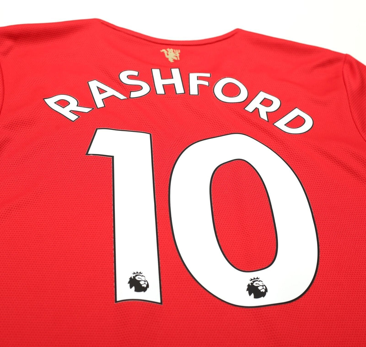 2021/22 RASHFORD #10 Manchester United Vintage adidas Home Football Shirt (M)