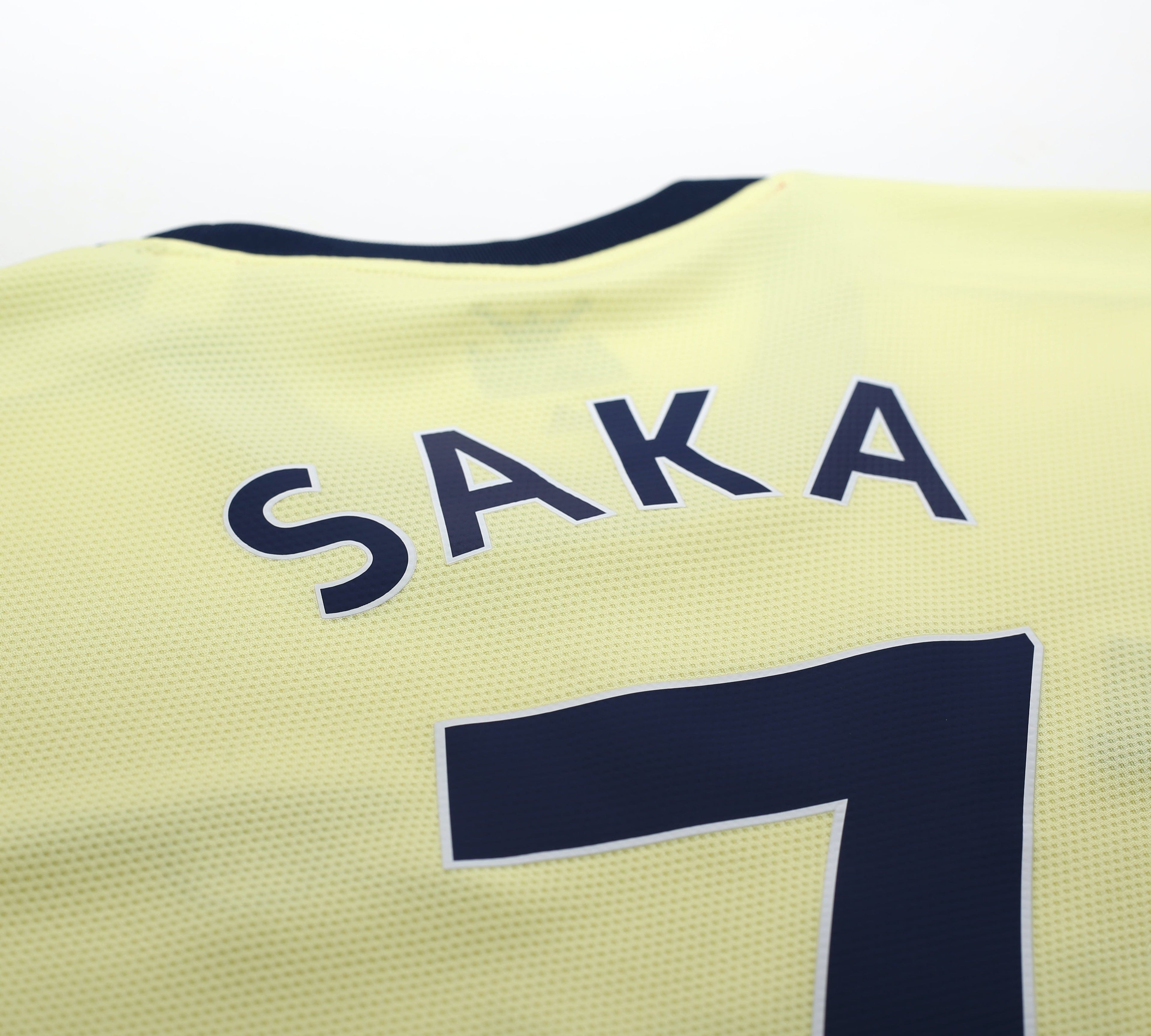 2021/22 SAKA #7 Arsenal Adidas Away Football Shirt (L)