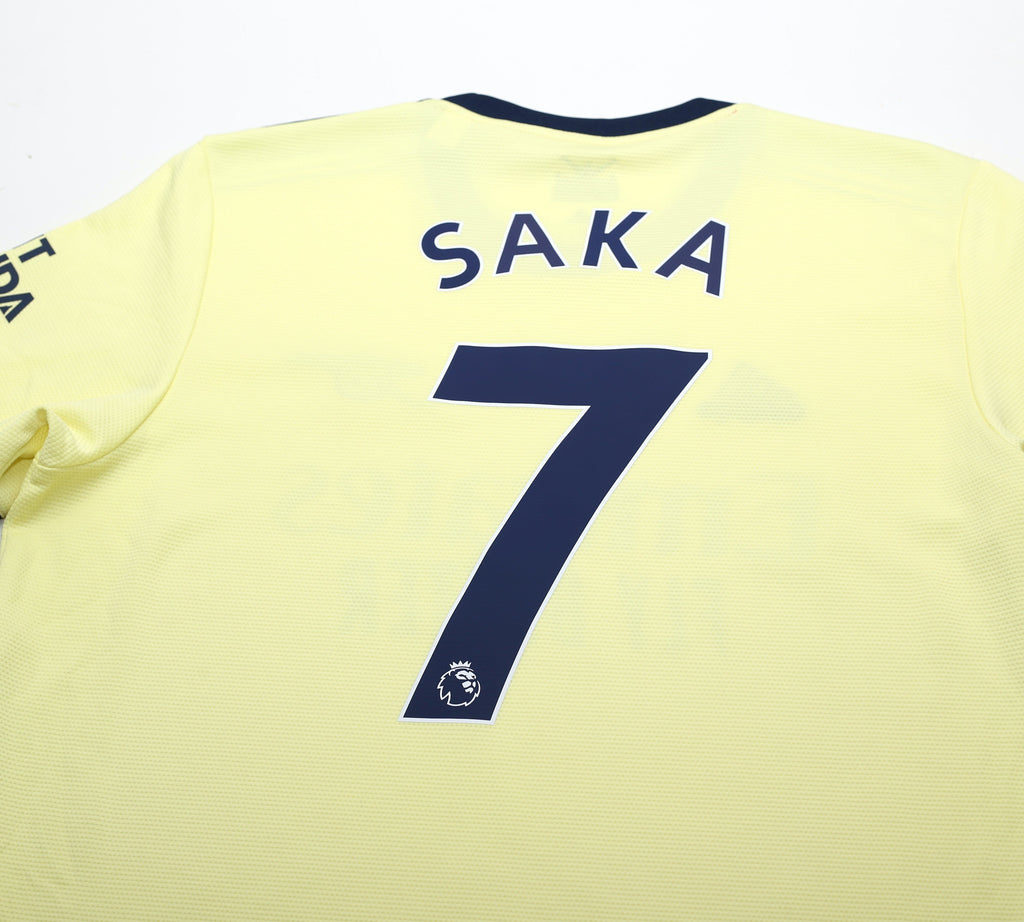2021/22 SAKA #7 Arsenal Adidas Away Football Shirt (L)
