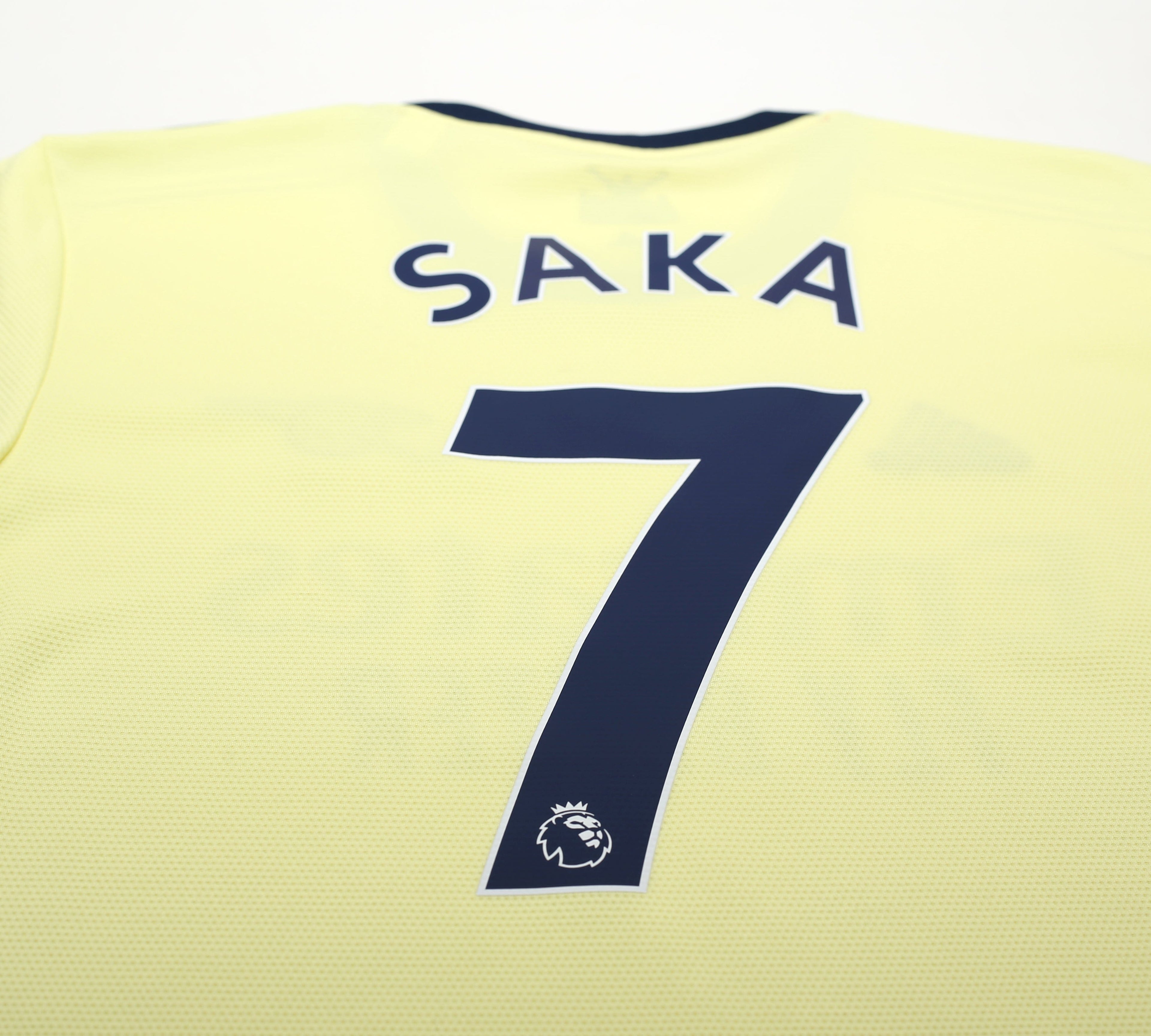 2021/22 SAKA #7 Arsenal Adidas Away Football Shirt (L)