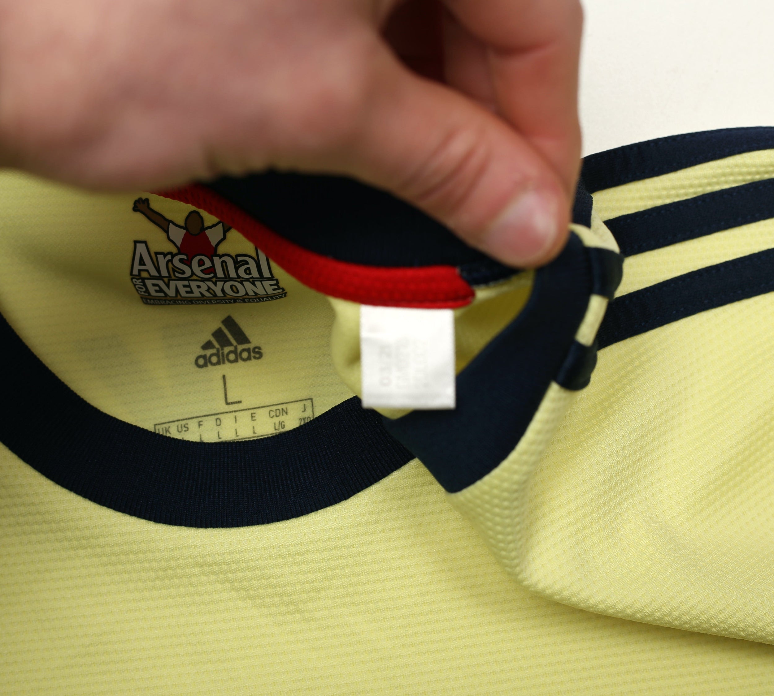 2021/22 SAKA #7 Arsenal Adidas Away Football Shirt (L)