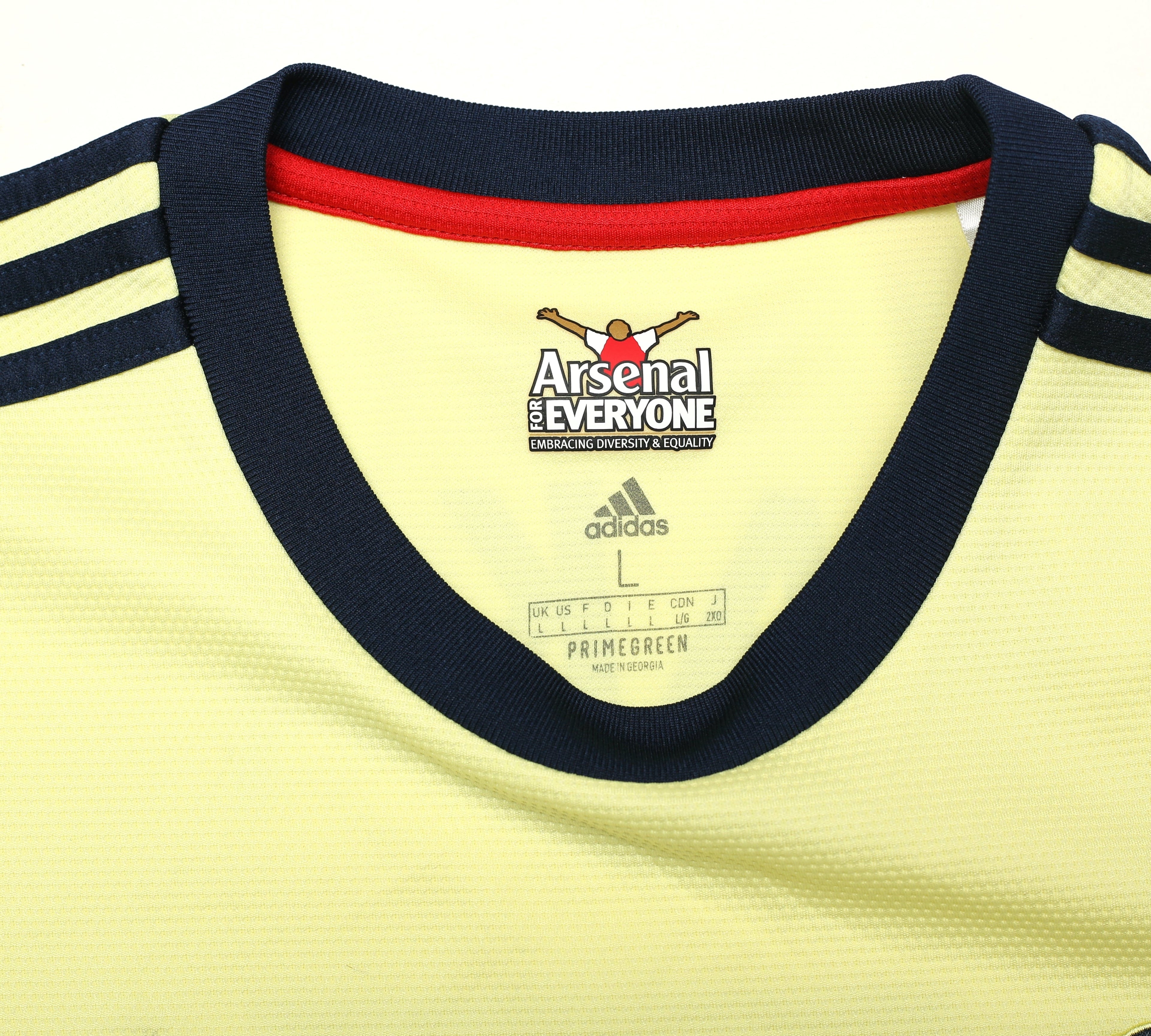 2021/22 SAKA #7 Arsenal Adidas Away Football Shirt (L)