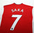 2021/22 SAKA #7 Arsenal adidas Home Football Shirt Jersey (M)