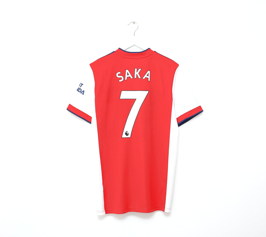 2021/22 SAKA #7 Arsenal Adidas Home Football Shirt (L)