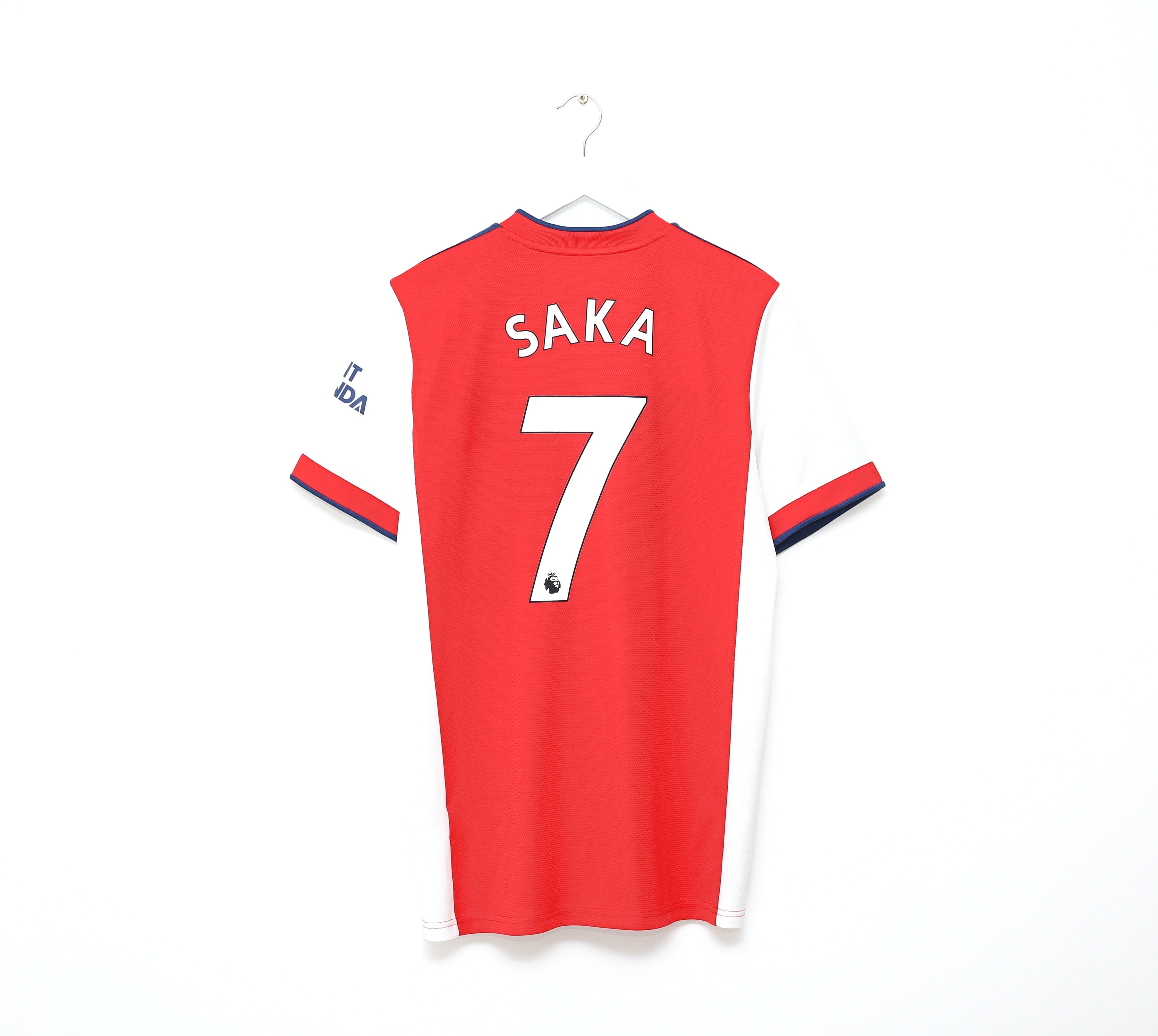 2021/22 SAKA #7 Arsenal Adidas Home Football Shirt (L)